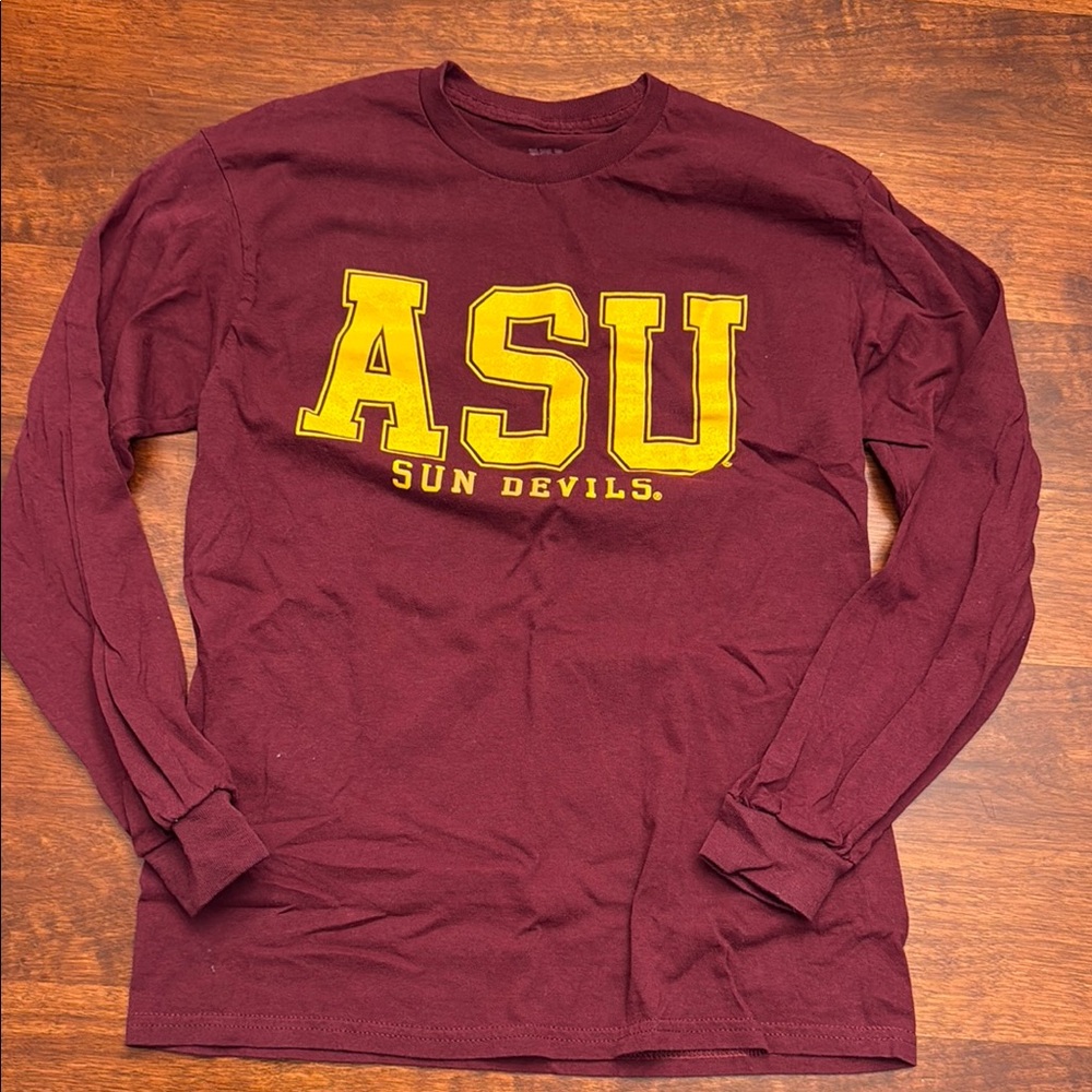 ASU Sun Devils Maroon Long Sleeve Shirt